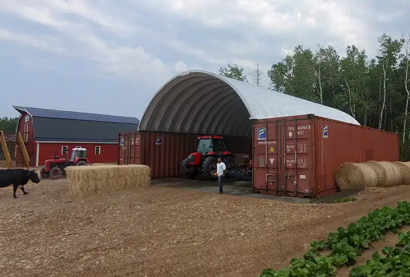 Container Covers Arch Style (Quonset Hut) 