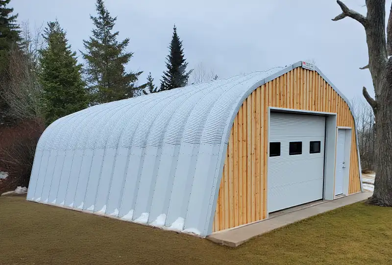 25x30 arch steel building